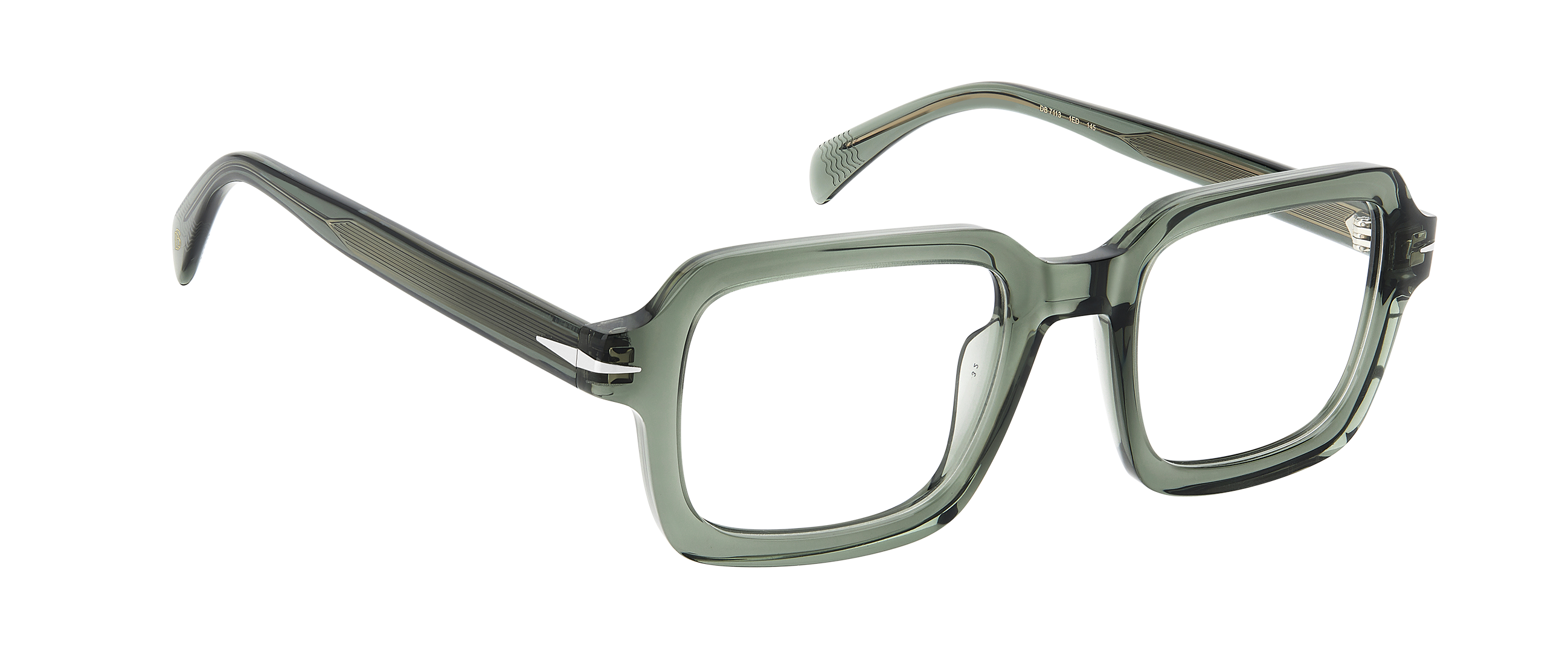 DB 7113 Green Frames 107374 EYEWEAR by DAVID BECKHAM