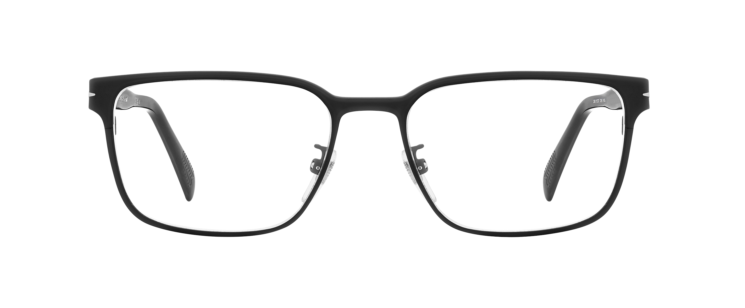 DB 1137 - Matte Black Silver - Frames - 107379 – EYEWEAR by DAVID