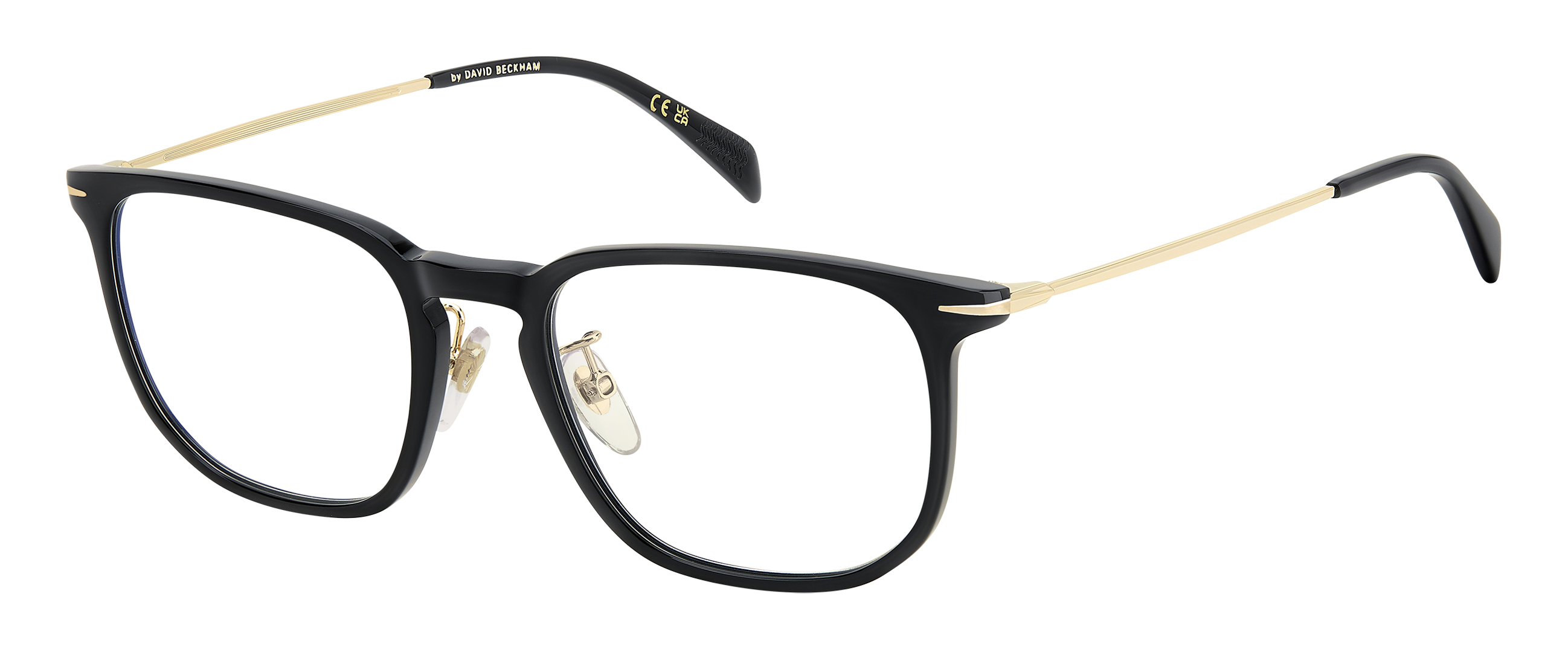 DB 1169/G - Black Gold - Blue Mirror - 108654 – EYEWEAR by DAVID
