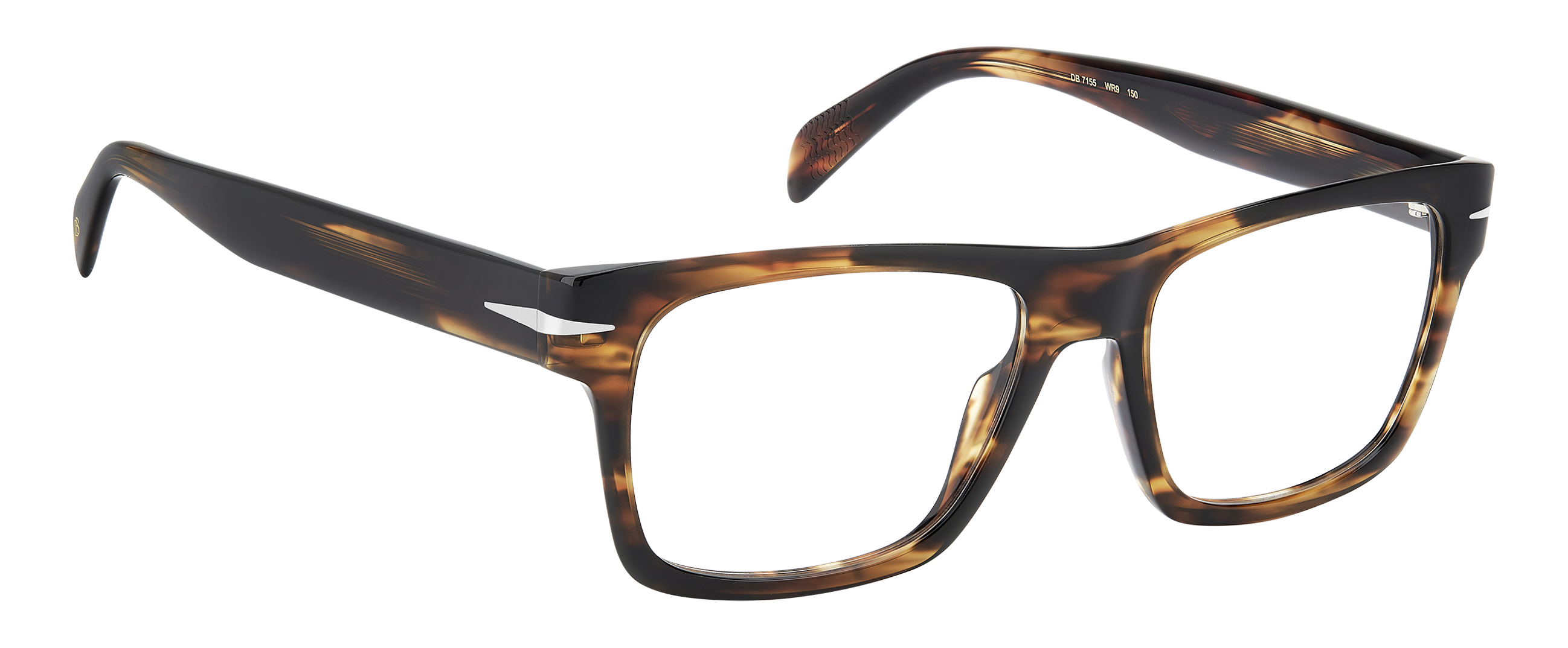 DB 7155 - Brown Havana - – EYEWEAR by DAVID BECKHAM