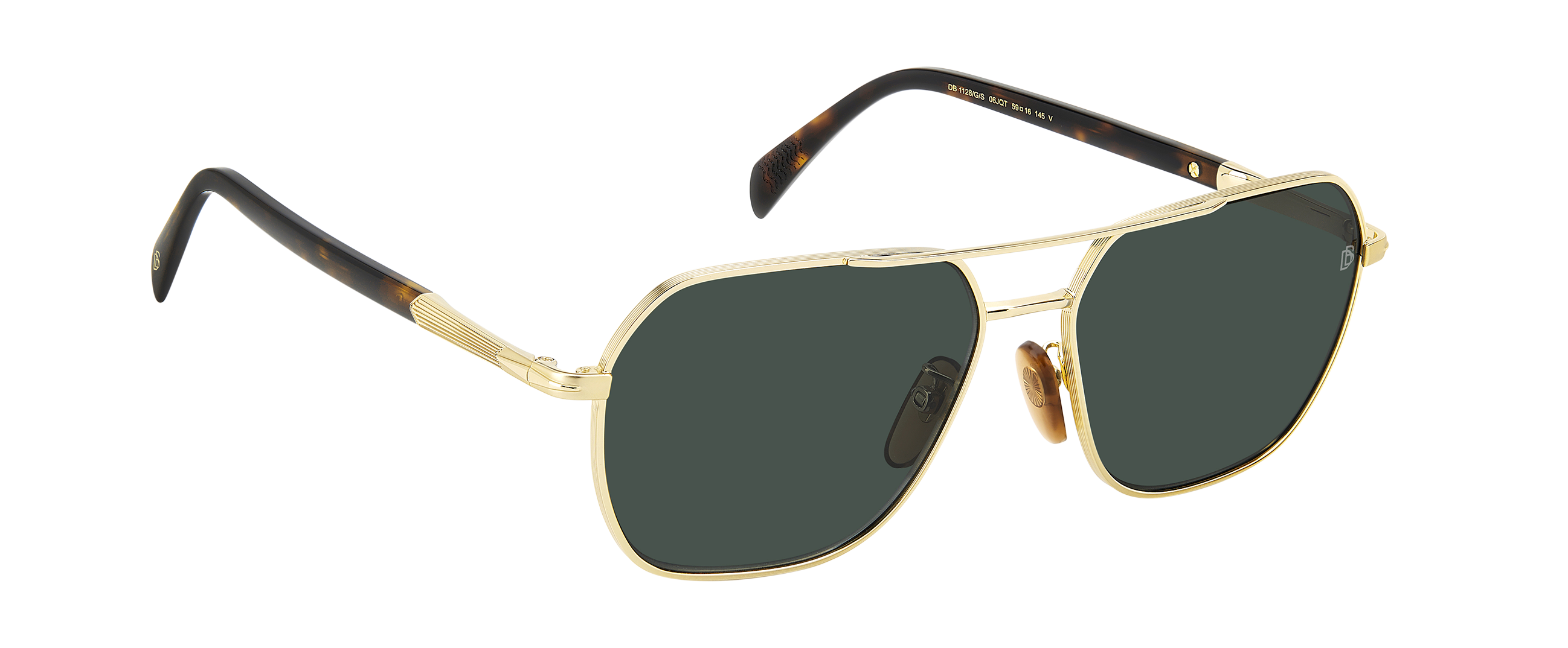 DB 1128 G S Gold Havana Green 206170 EYEWEAR By DAVID BECKHAM db-1128-g-s-gold-havana-green-206170-eyewear-by-david-beckham