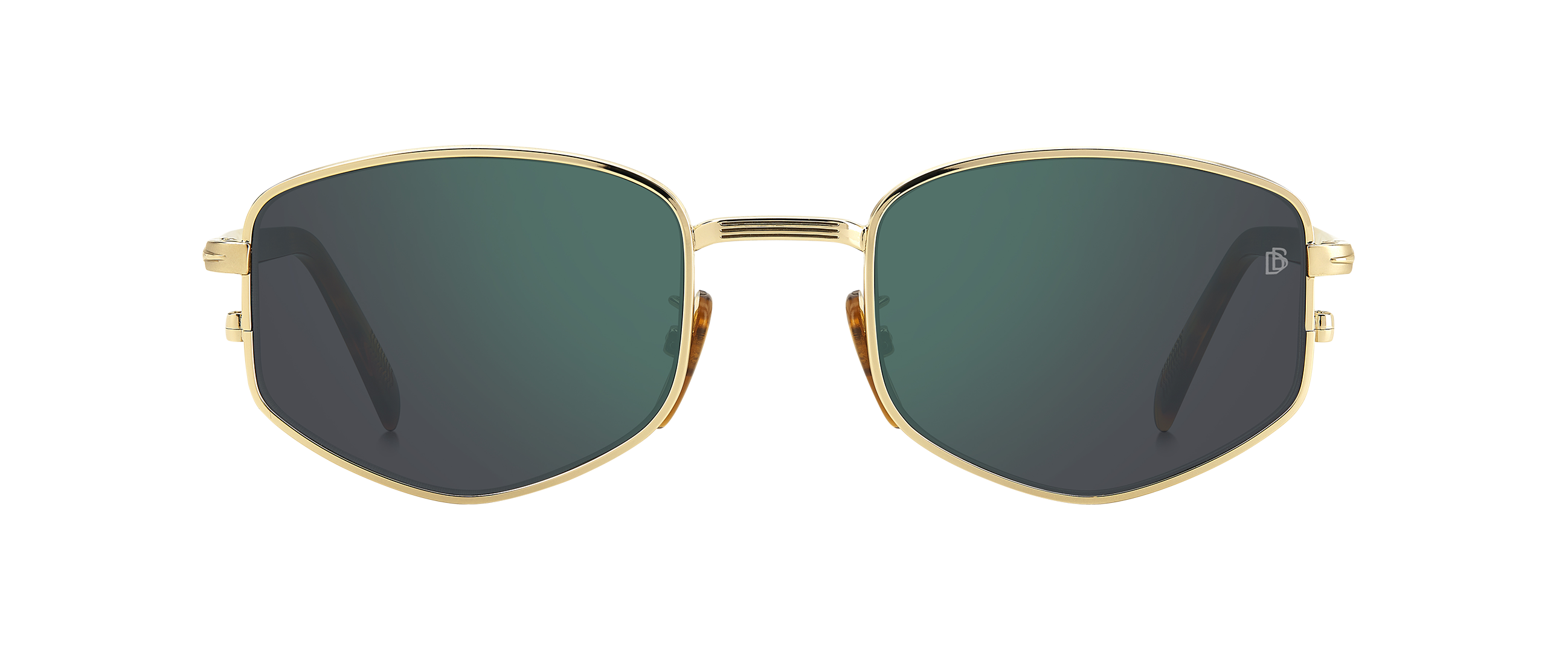 DB 1129/S - Gold Honey Havana - Green Mirror - 206173  display picture 1