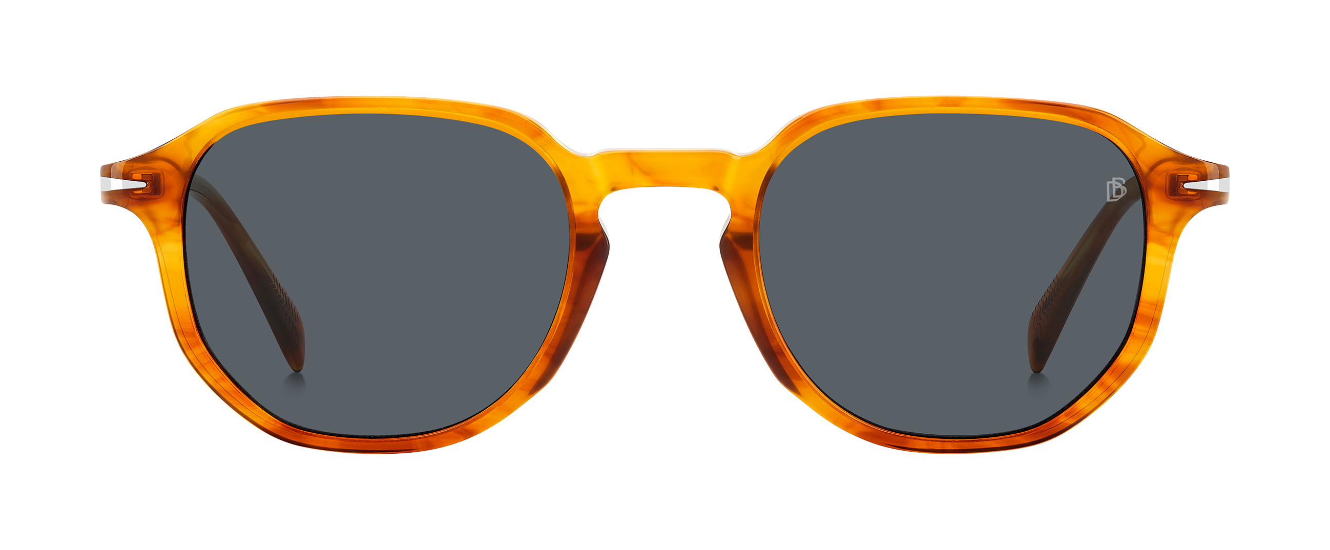 DB 1140/S - Striped Brown - Grey - 206607 – EYEWEAR by DAVID BECKHAM