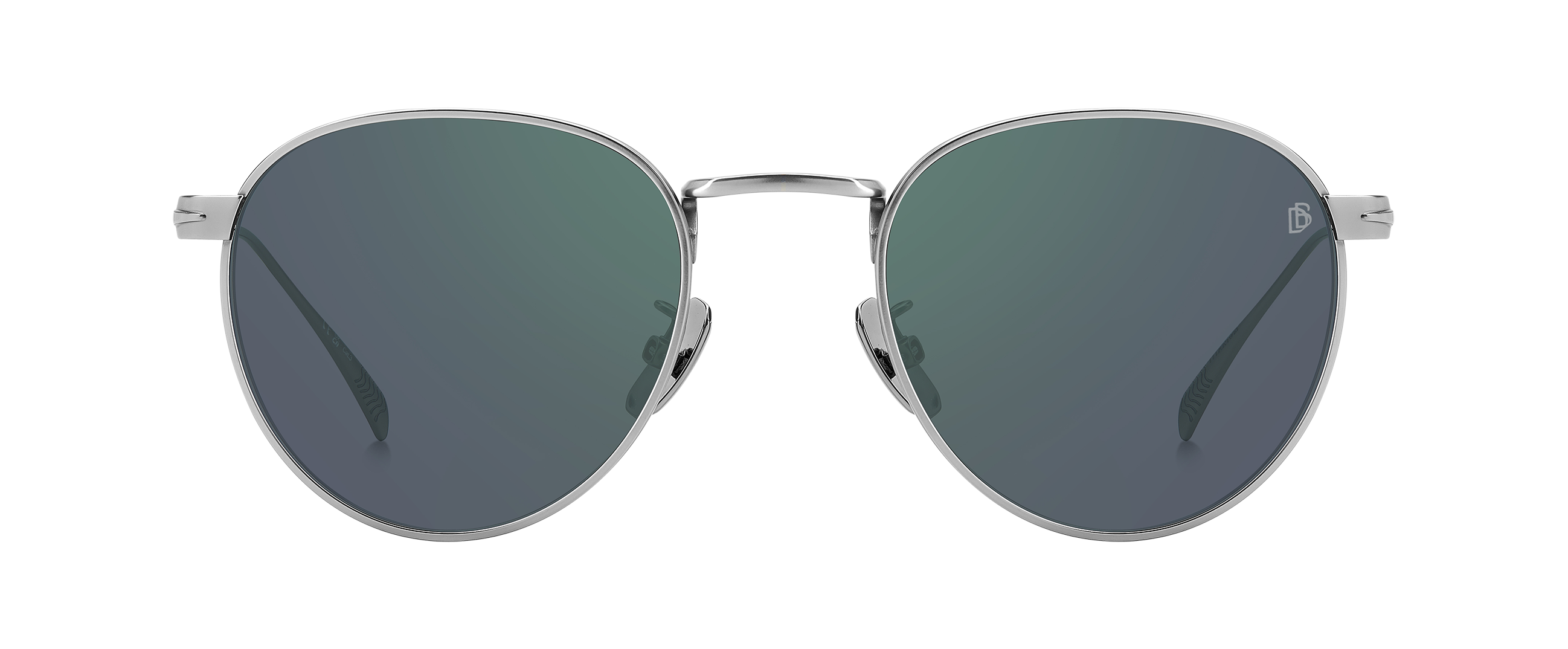 DB 1142/S - Matte Ruthenium - Green Mirror - 206636 – EYEWEAR by