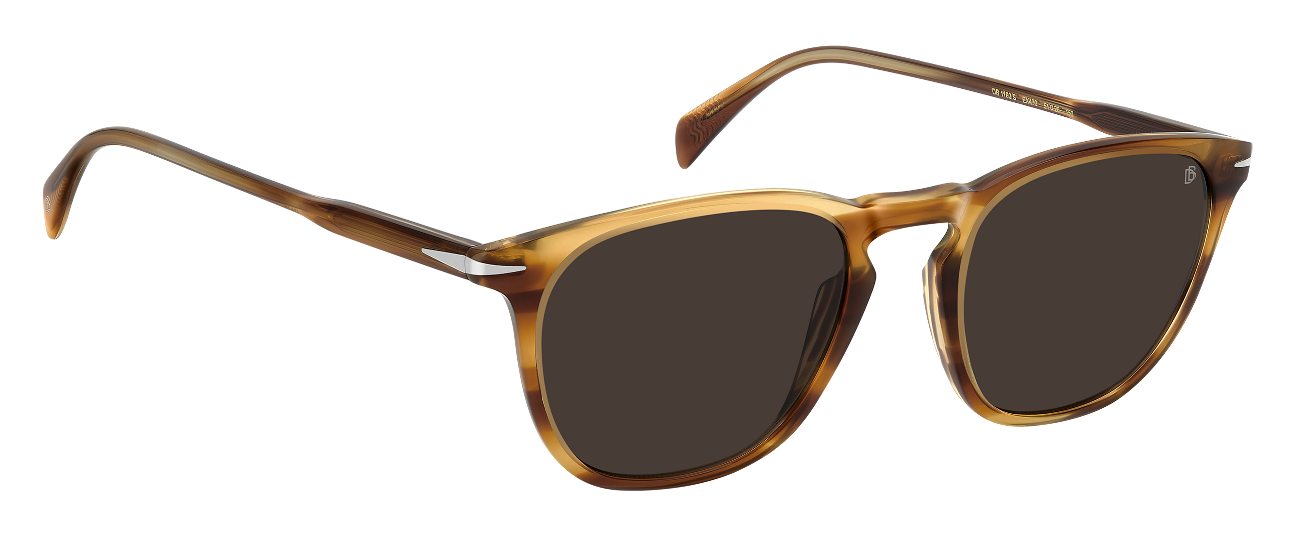 ベイB 浩史 DB 1160/S - Brown Horn - Brown - 207206 – EYEWEAR by DAVID BECKHAM