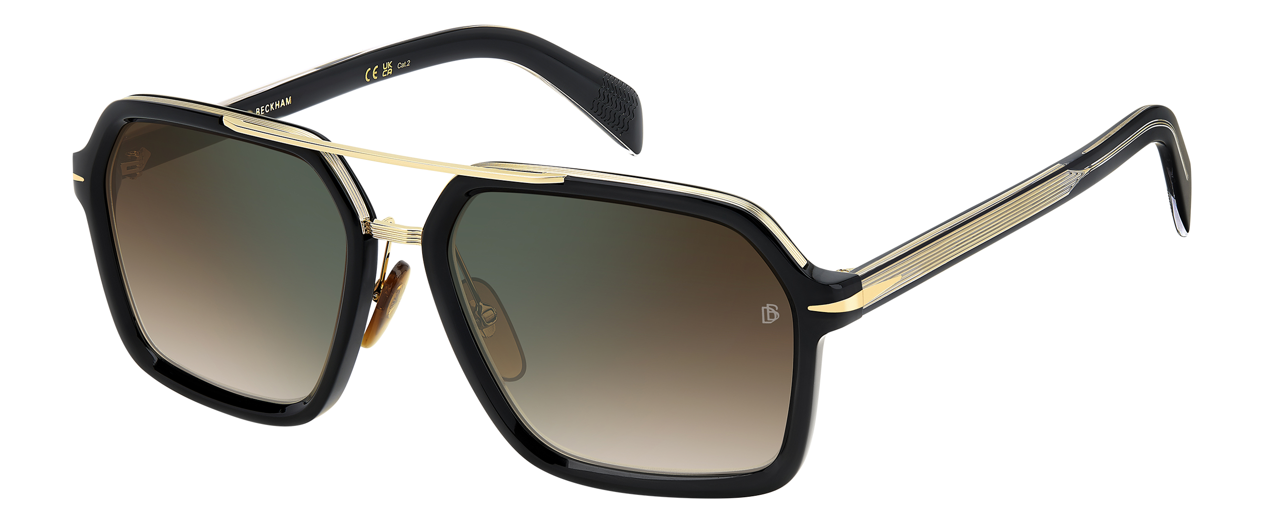 ブラック ゴールド サングラス レクタングルサングラス - ブラック - レディース | H&M JP