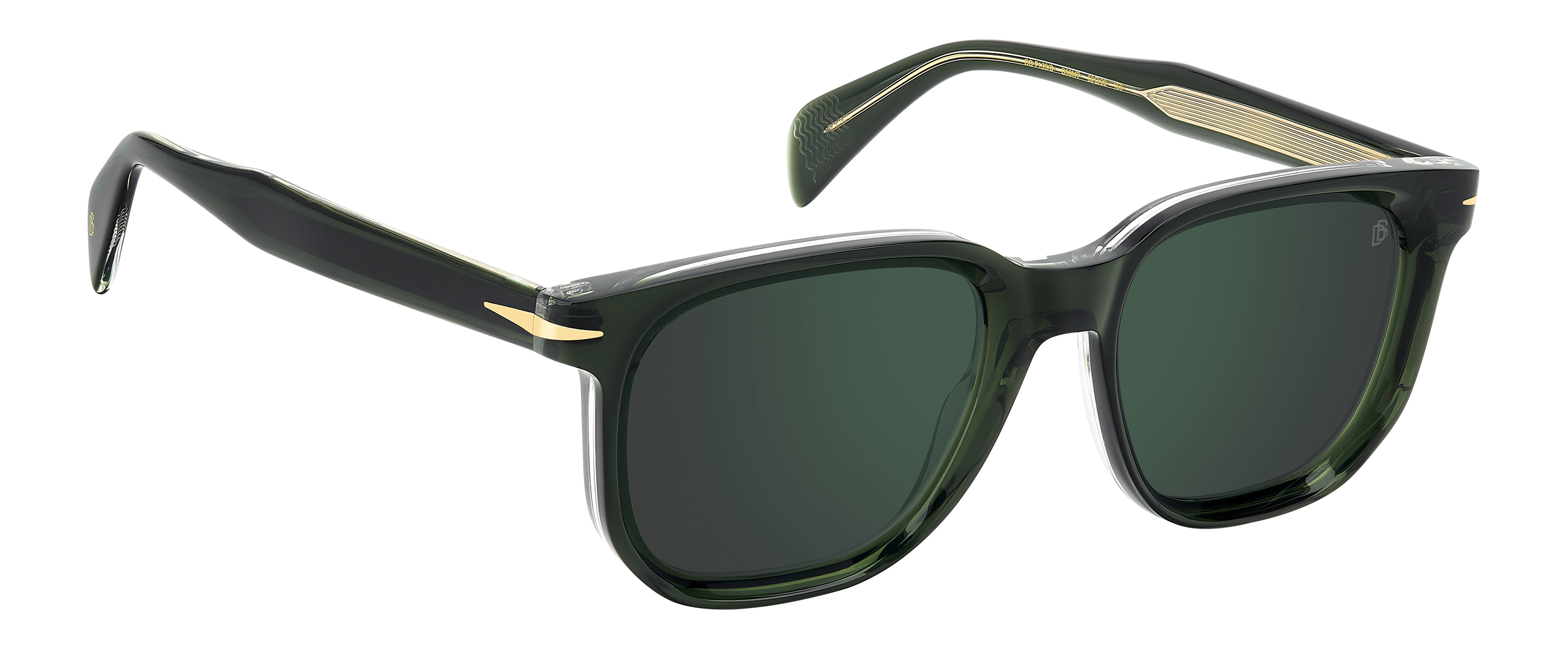 ベイB 浩史 DB 7133/S - Green Crystal - Green Mirror – EYEWEAR by DAVID BECKHAM