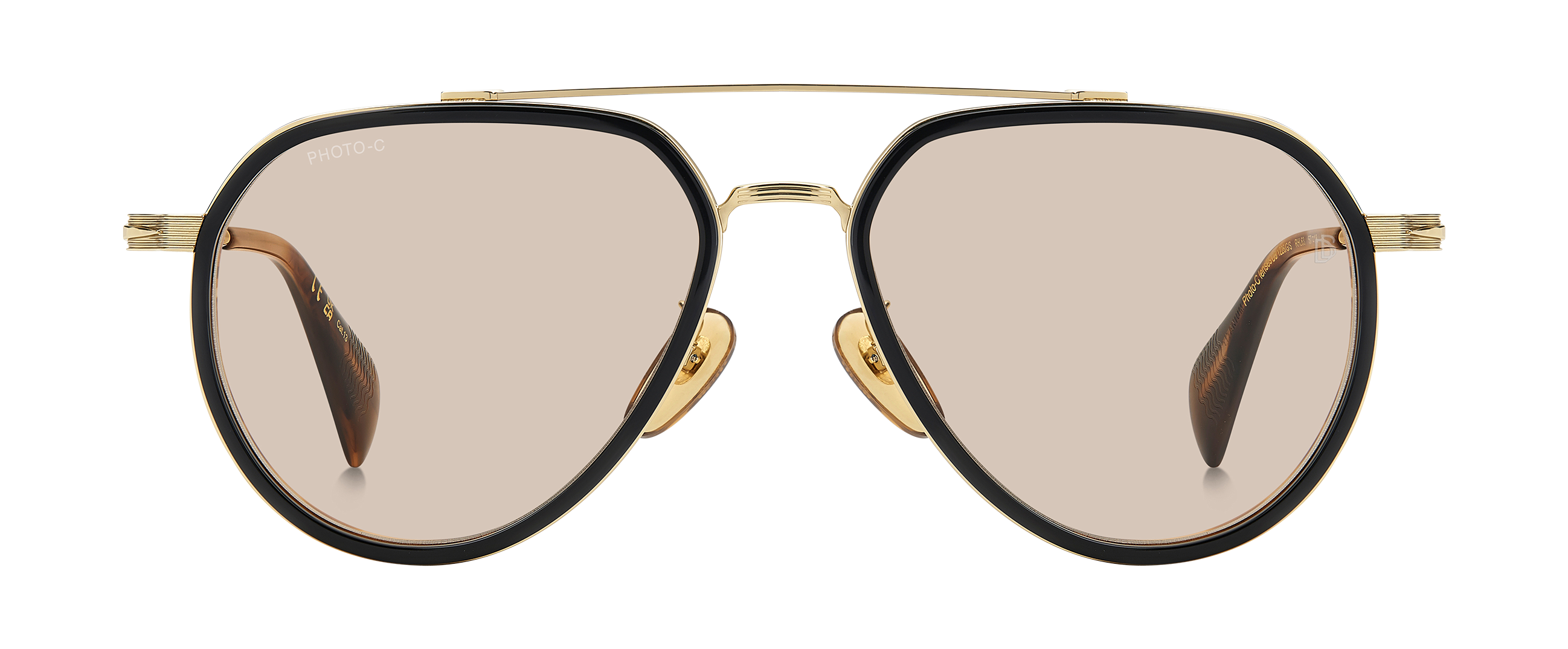 ハウネスd DB 1226/G/S - Gold Black 2 - Pink Photochromic Antireflex