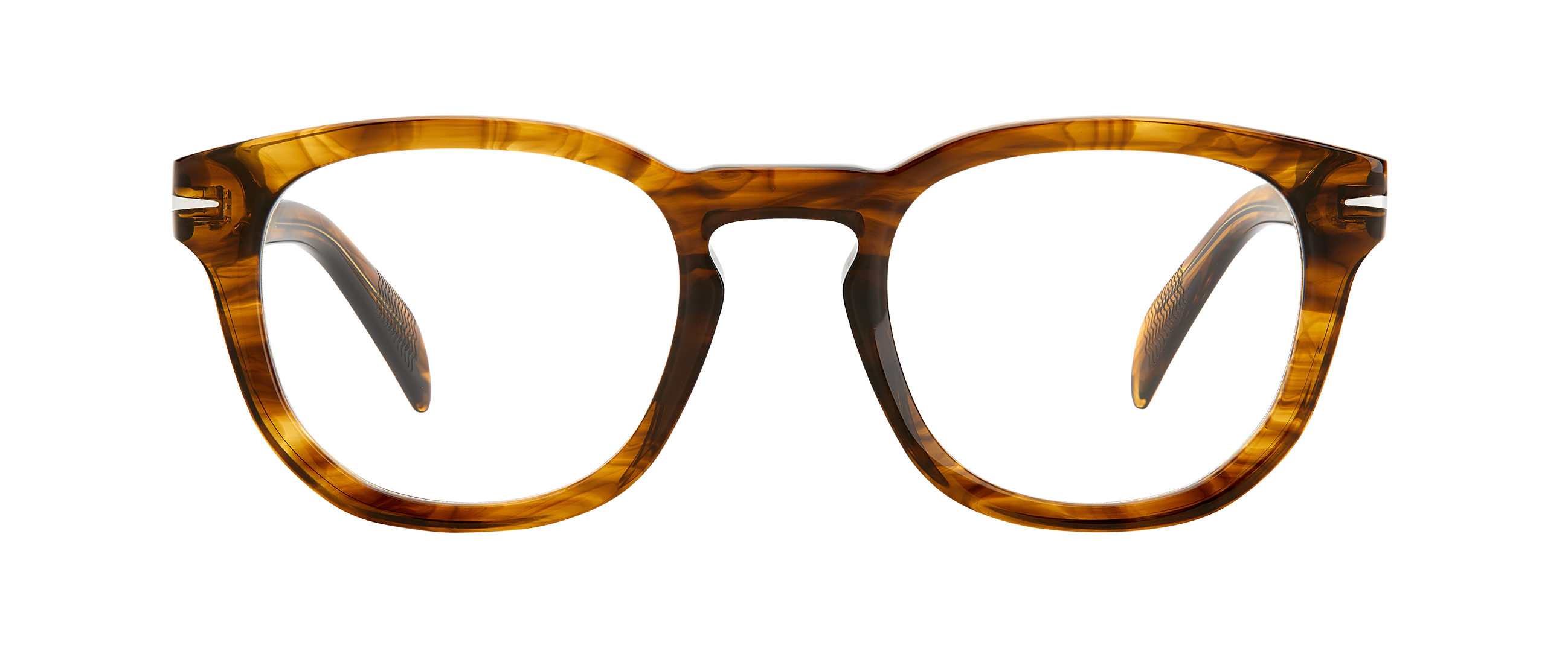 DB 7050 - Brown Horn - Frames - 104474 – EYEWEAR by DAVID BECKHAM