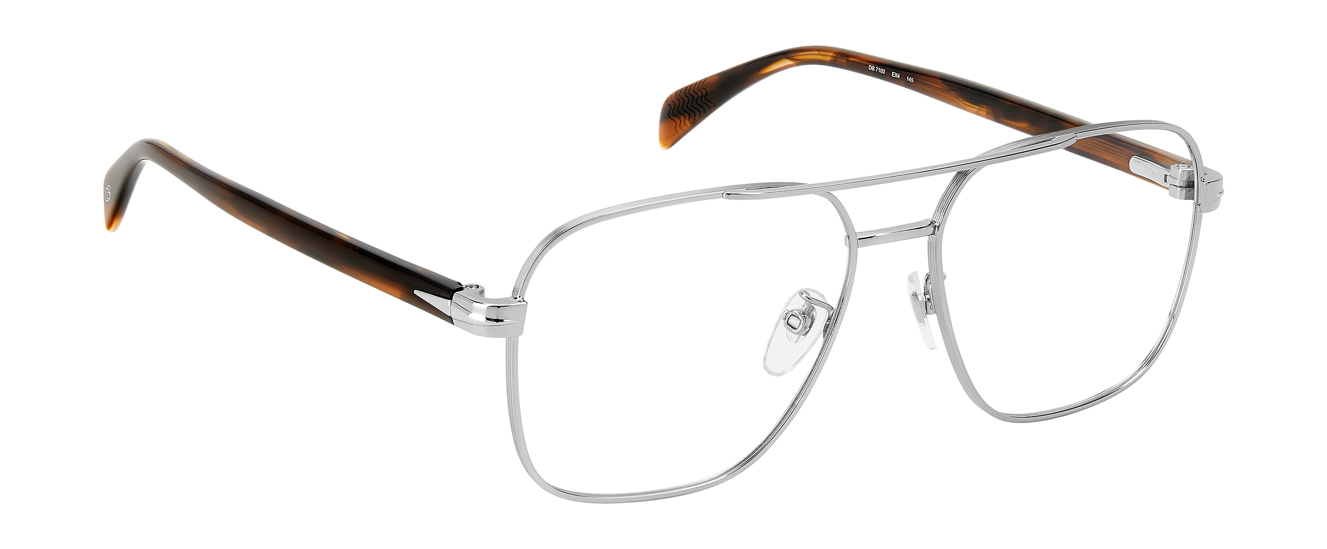 DB 7103 - Brown Horn - Frames - 107049 – EYEWEAR by DAVID BECKHAM