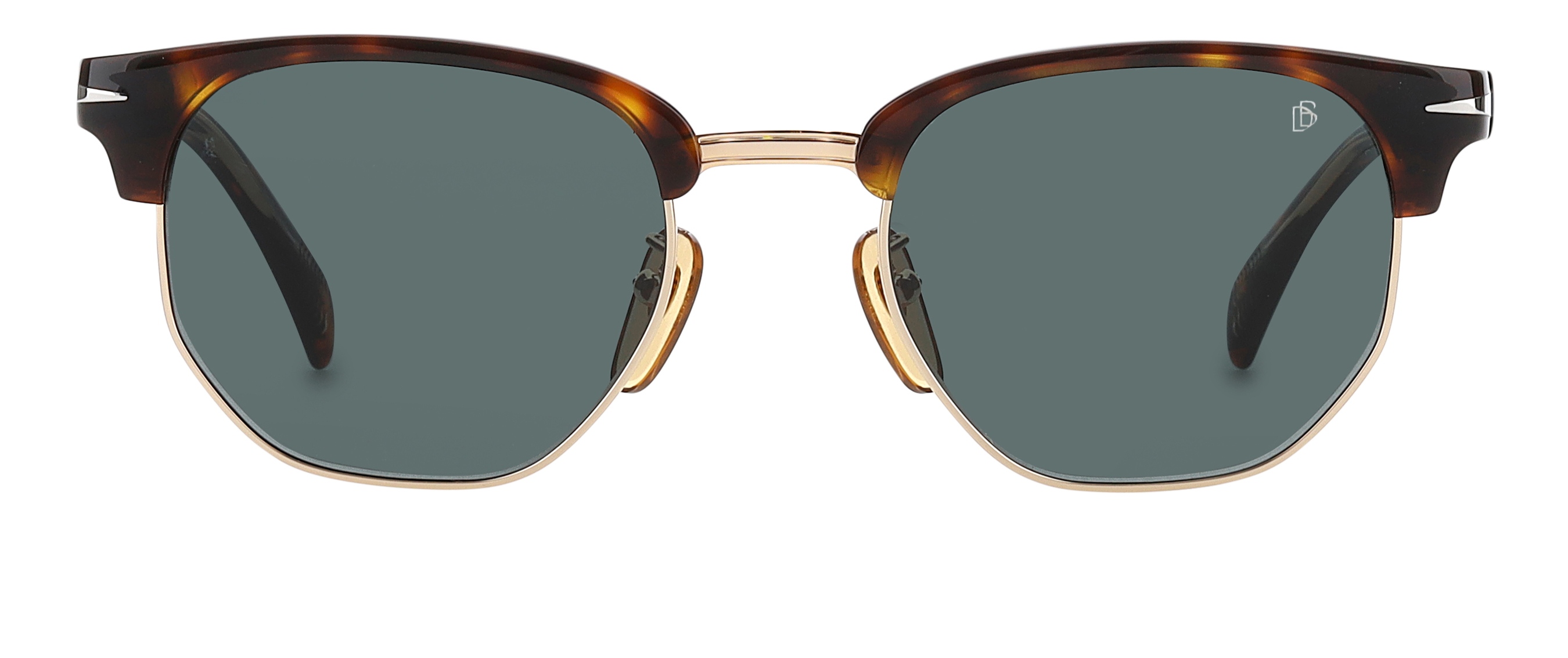 DB 1002/S - Dark Havana - Green - 203112 – EYEWEAR by DAVID BECKHAM