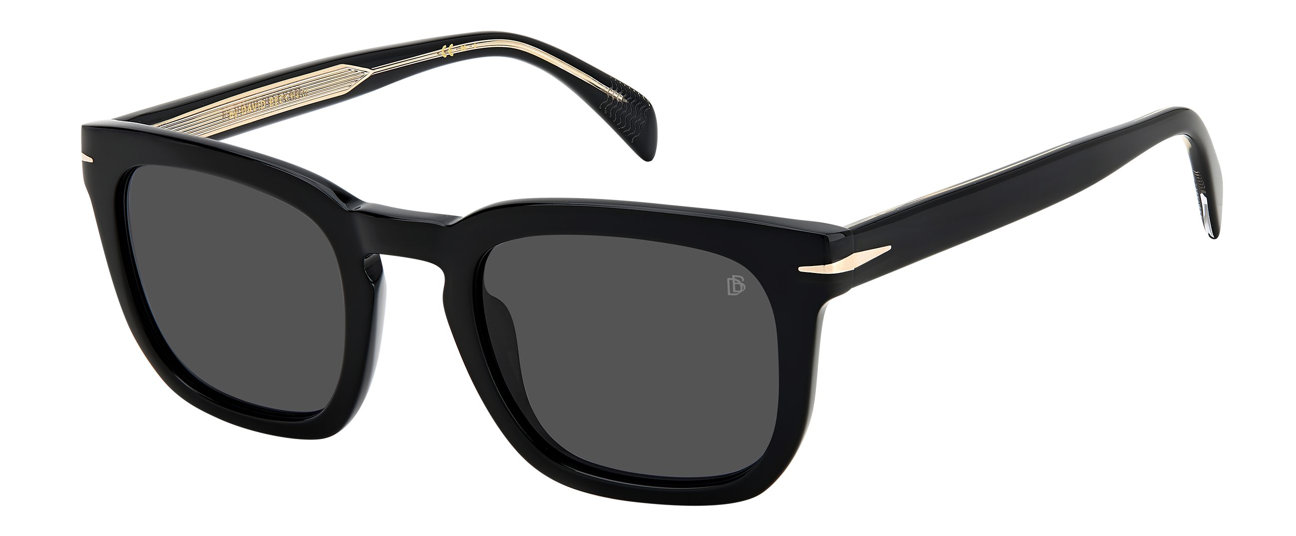 DB 7076/S - Black - Grey - 204729 – EYEWEAR by DAVID BECKHAM