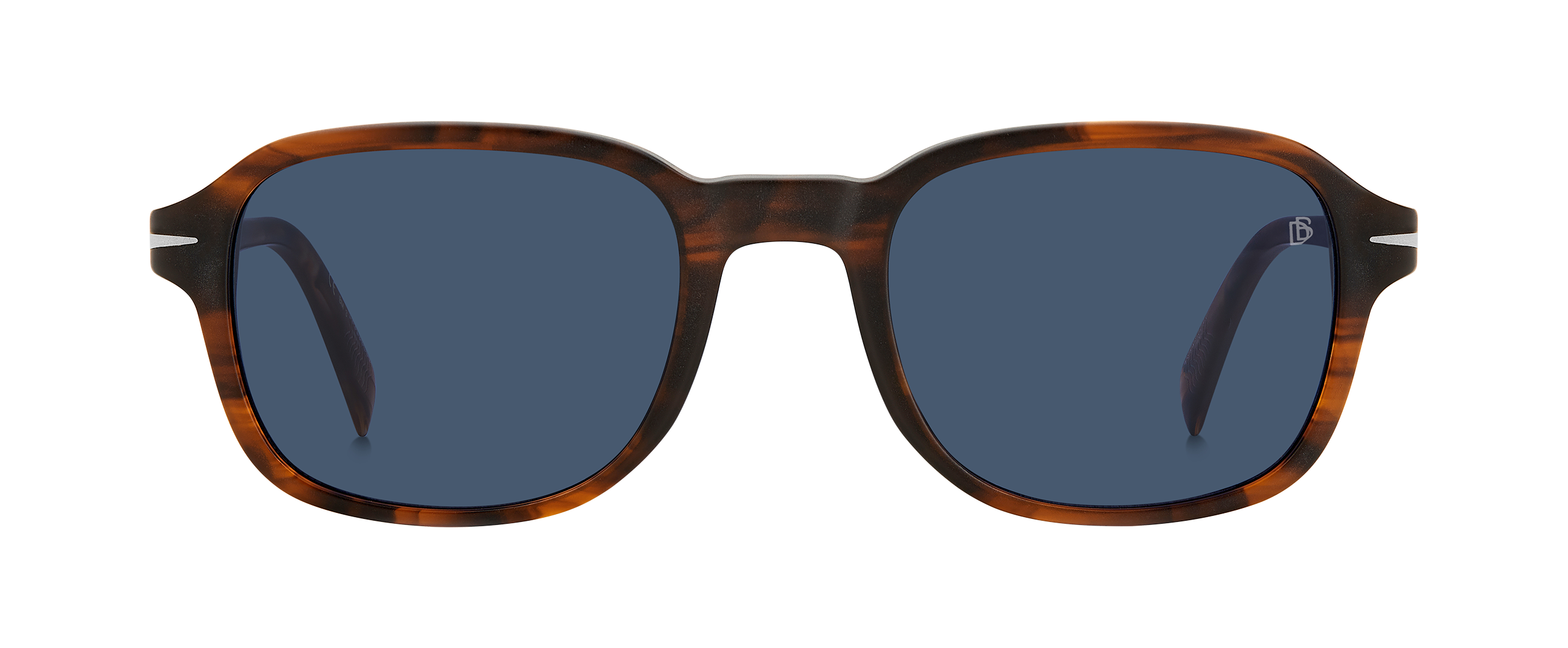 DB 1100/S - Brown Horn - Blue - 205306 – EYEWEAR by DAVID BECKHAM