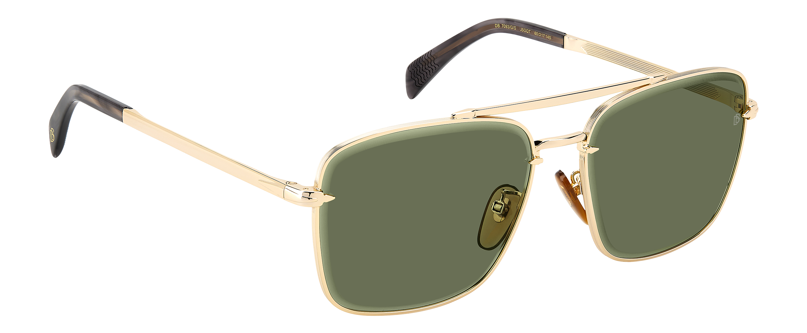 DB 7093 G S Gold Green 205316 EYEWEAR by DAVID BECKHAM