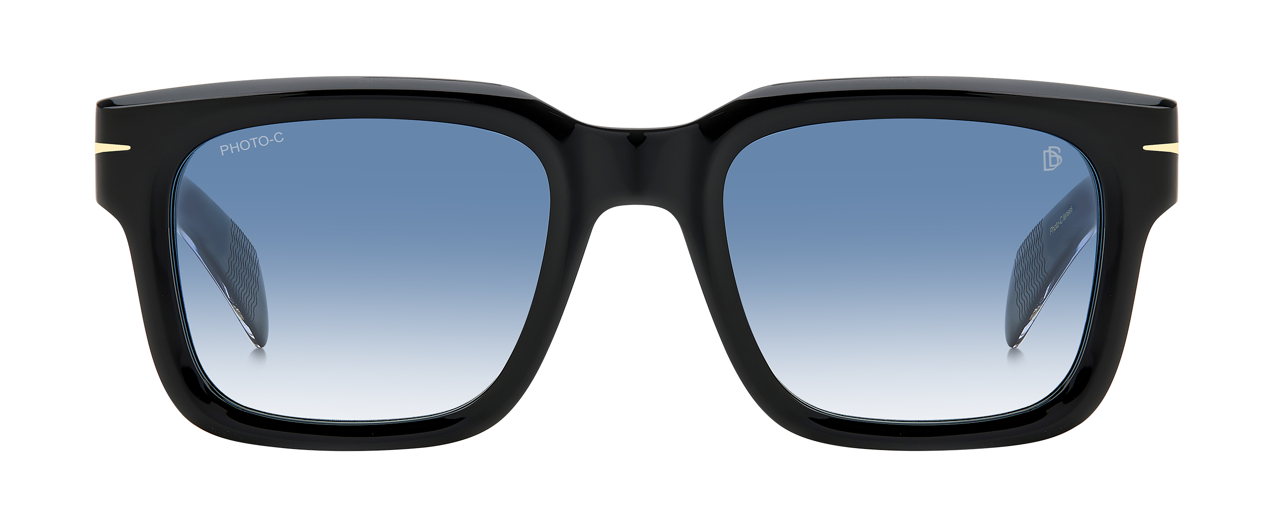 DB 7100/S - Black - Blue Shaded Photocromic - 205840