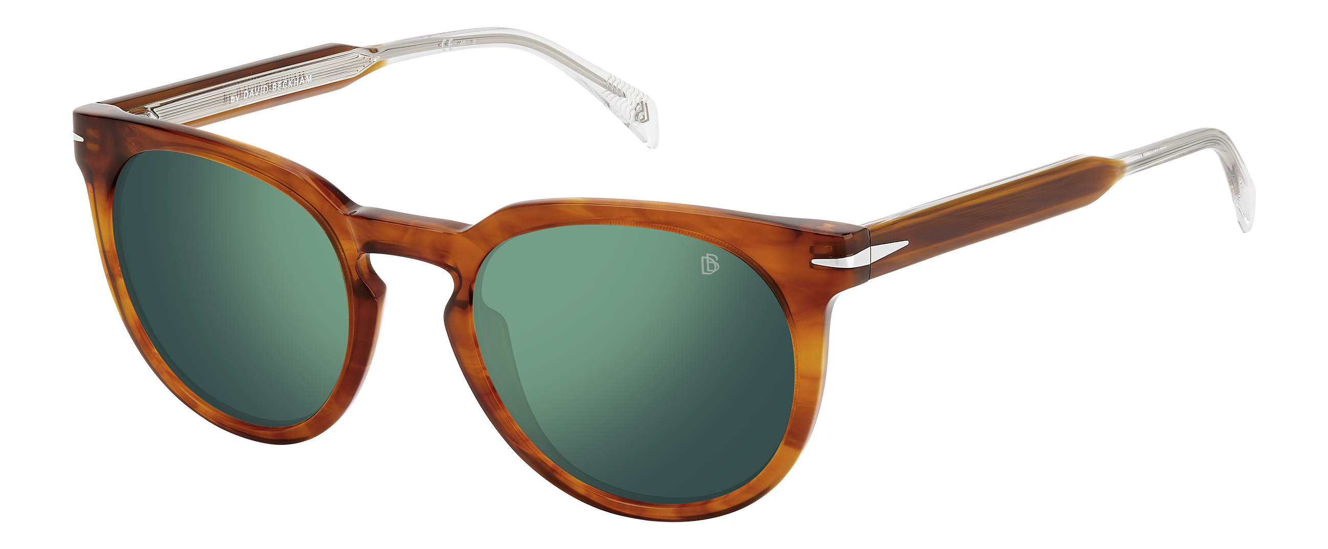 DB 1112/S - Brown - Green Mirror - EYEWEAR by DAVID BECKHAM