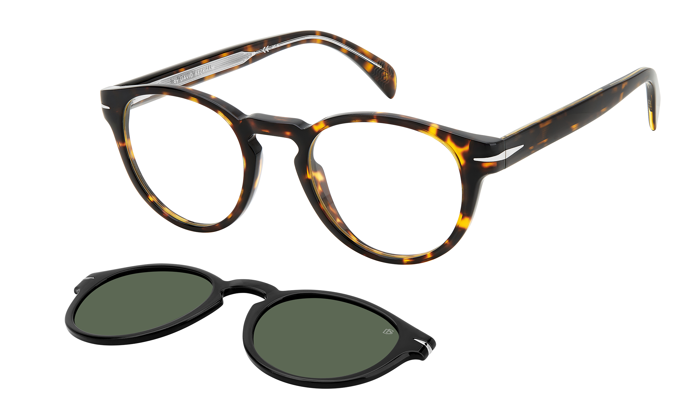 DB 7104/CS - Havana - Green Polarized - 205847 – EYEWEAR by DAVID
