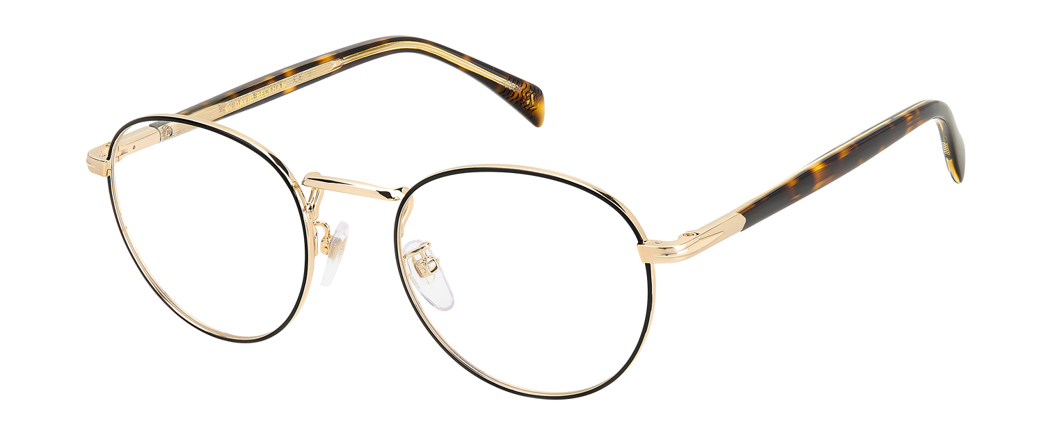 DB 1127 - Mattschwarz Gold - Rahmen