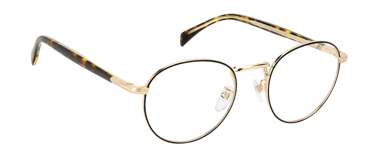 DB 1127 - Mattschwarz Gold - Rahmen