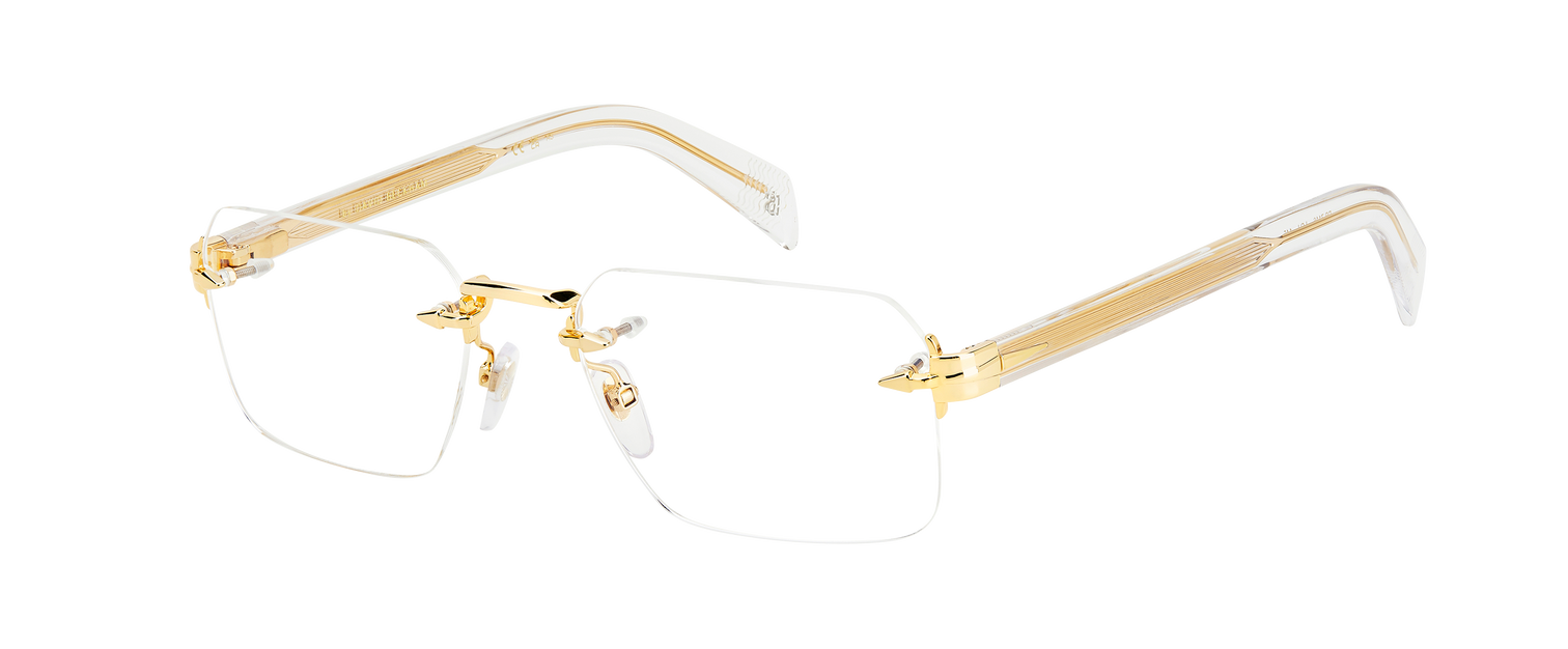 DB 7116 - Gold Crystal - Blue Mirror