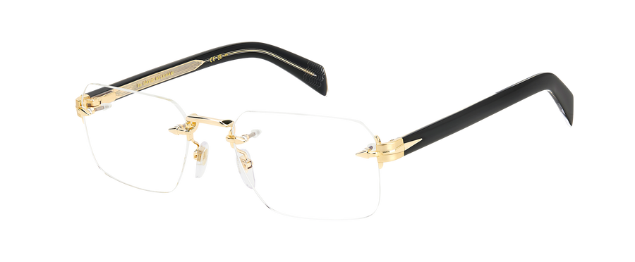 DB 7116 - Gold Black 2 - Blue Mirror