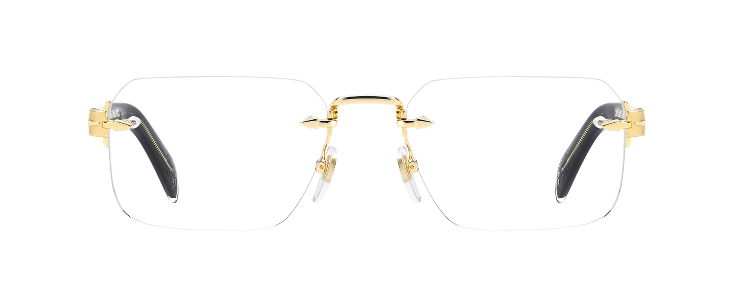 DB 7116 - Gold Black 2 - Blue Mirror