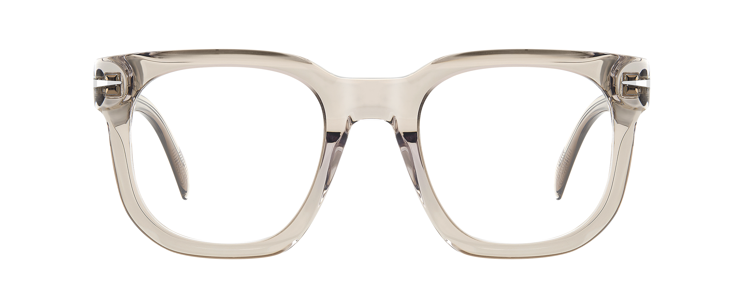 DB 7123 - Beige Crystal - Frames - 107926 – EYEWEAR by DAVID BECKHAM