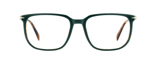 DB 1141 - Verde Rayado Marrón - Monturas