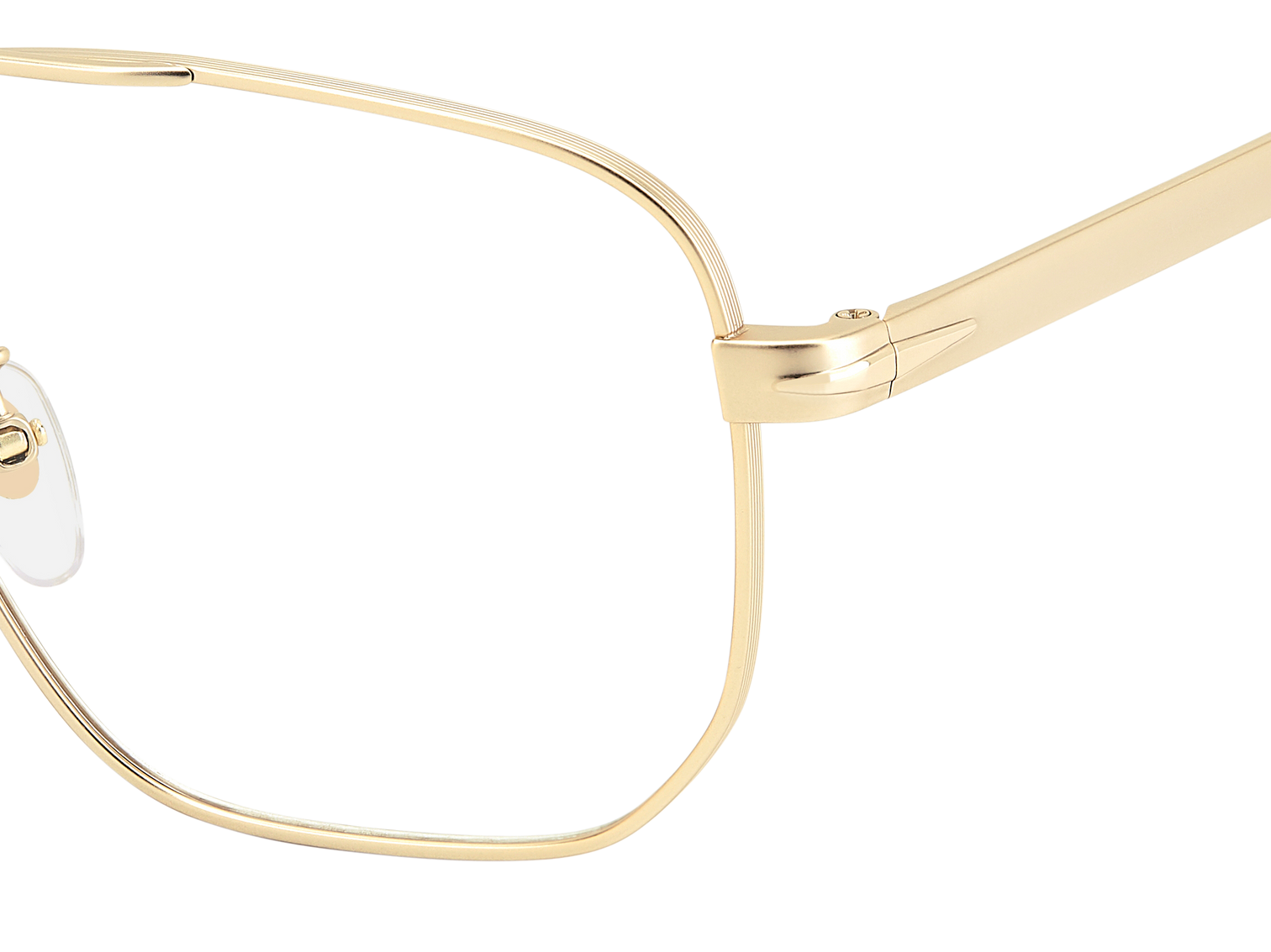 DB 7124 Matte Gold Frames 107982 EYEWEAR By DAVID BECKHAM Db 7124 matte gold frames 107982 eyewear by david beckham