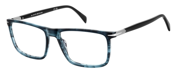 eyewear by david beckham DB 1181 - Blue Horn Black - Blue Mirror