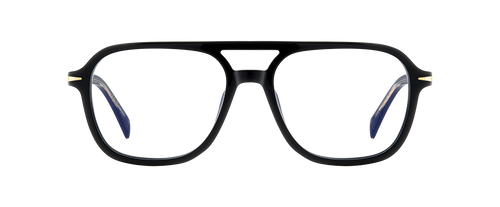 DB 1182 - Black Gold - Blue Mirror