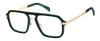 DB 7142 - Green Marble Gold - Blue Mirror