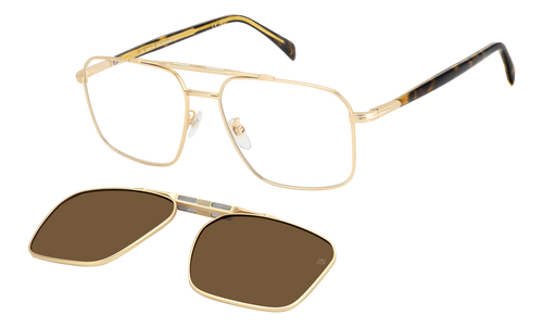 DB 1187/G/C - Matte Gold Havana - Bronze Polarized