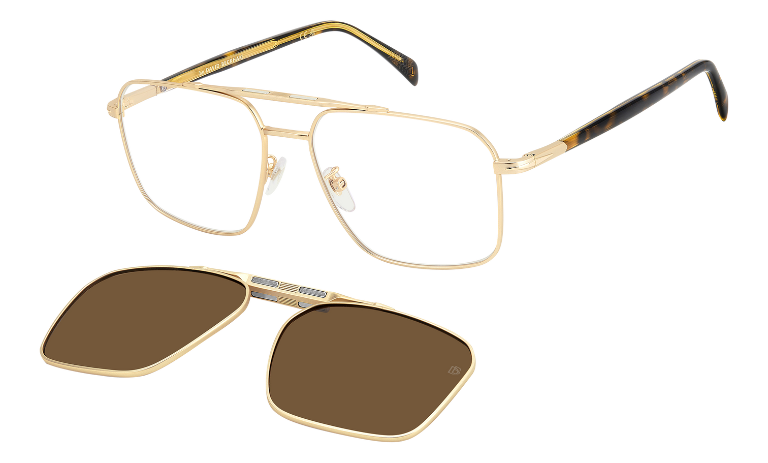 DB 1187/G/C - Havana dourada mate - Bronze Polarizado