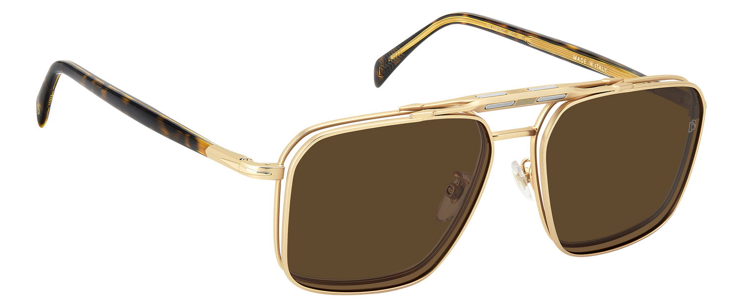 DB 1187/G/C - Havana dourada mate - Bronze Polarizado