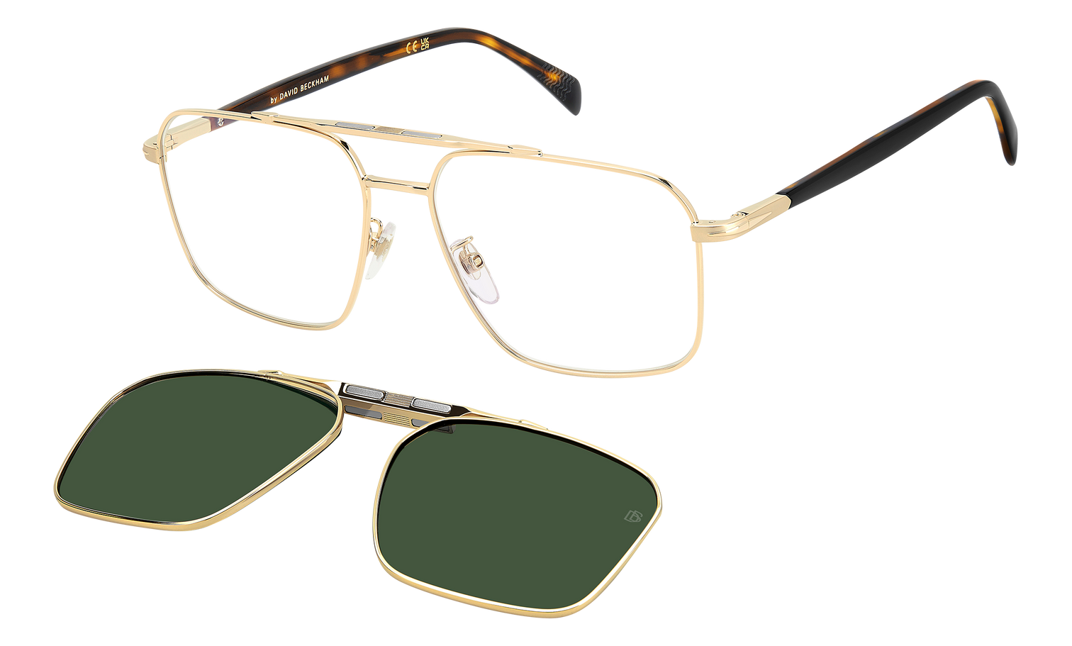 DB 1187/G/C - Oro - Verde polarizzato