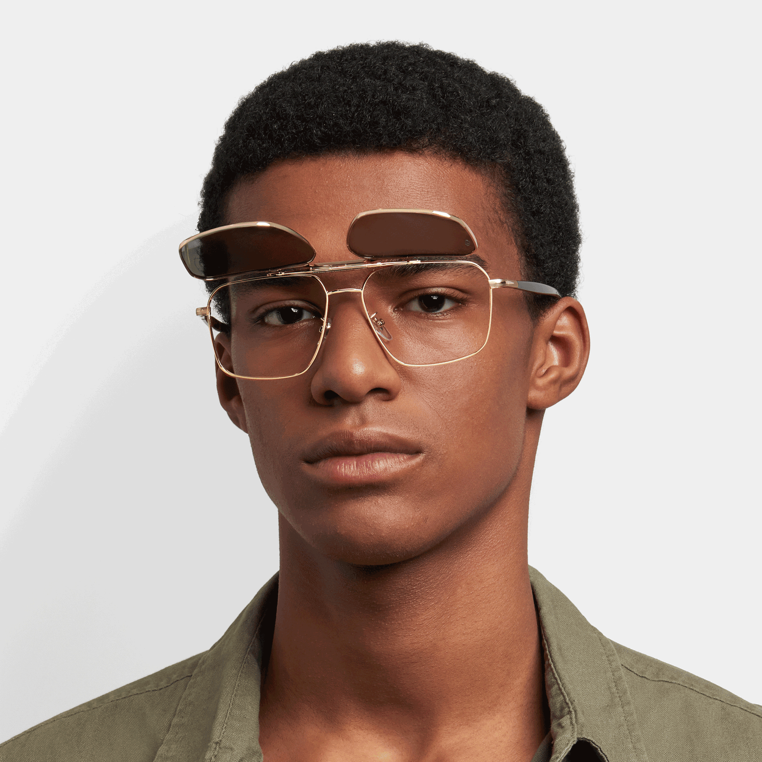 DB 1187/G/C - Matte Gold Havana - Bronze Polarized