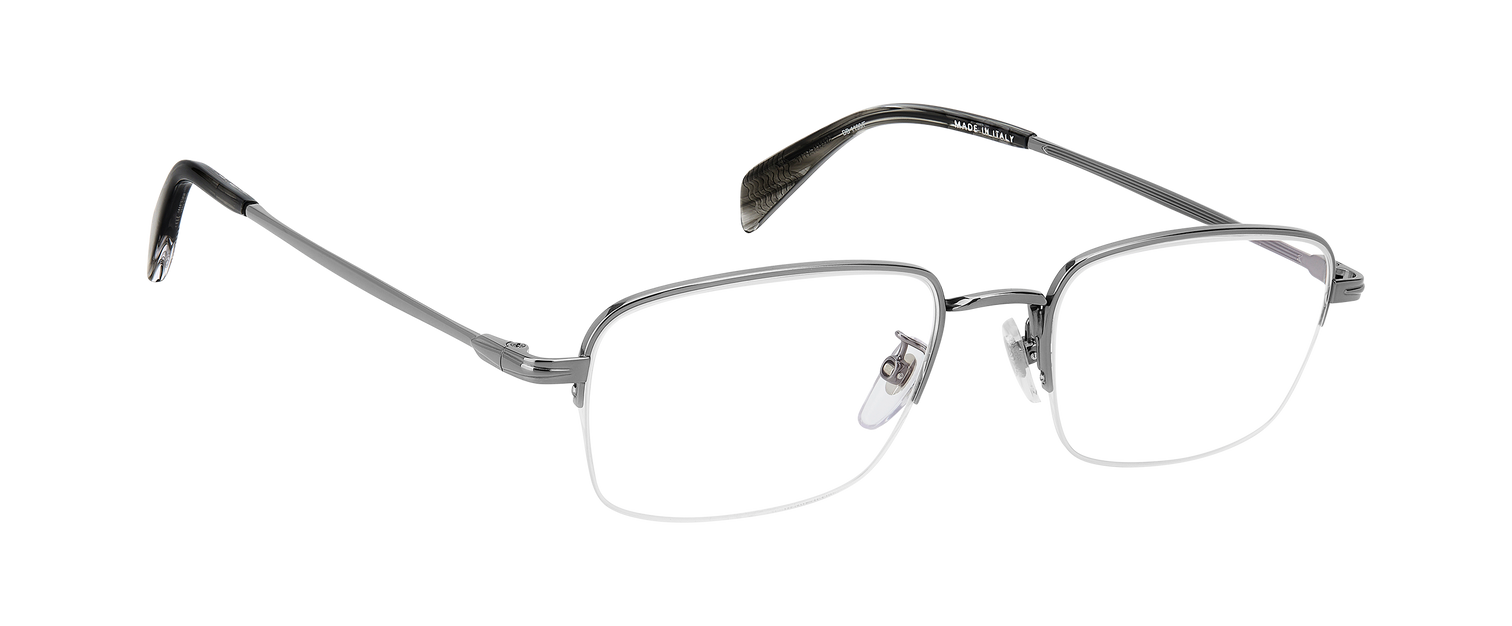 DB 1190/F - Dark Ruthenium - Blue Mirror