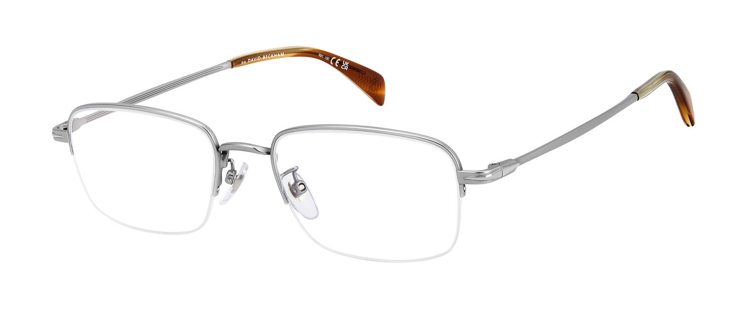 DB 1190/F - Matte Ruthenium - Blue Mirror