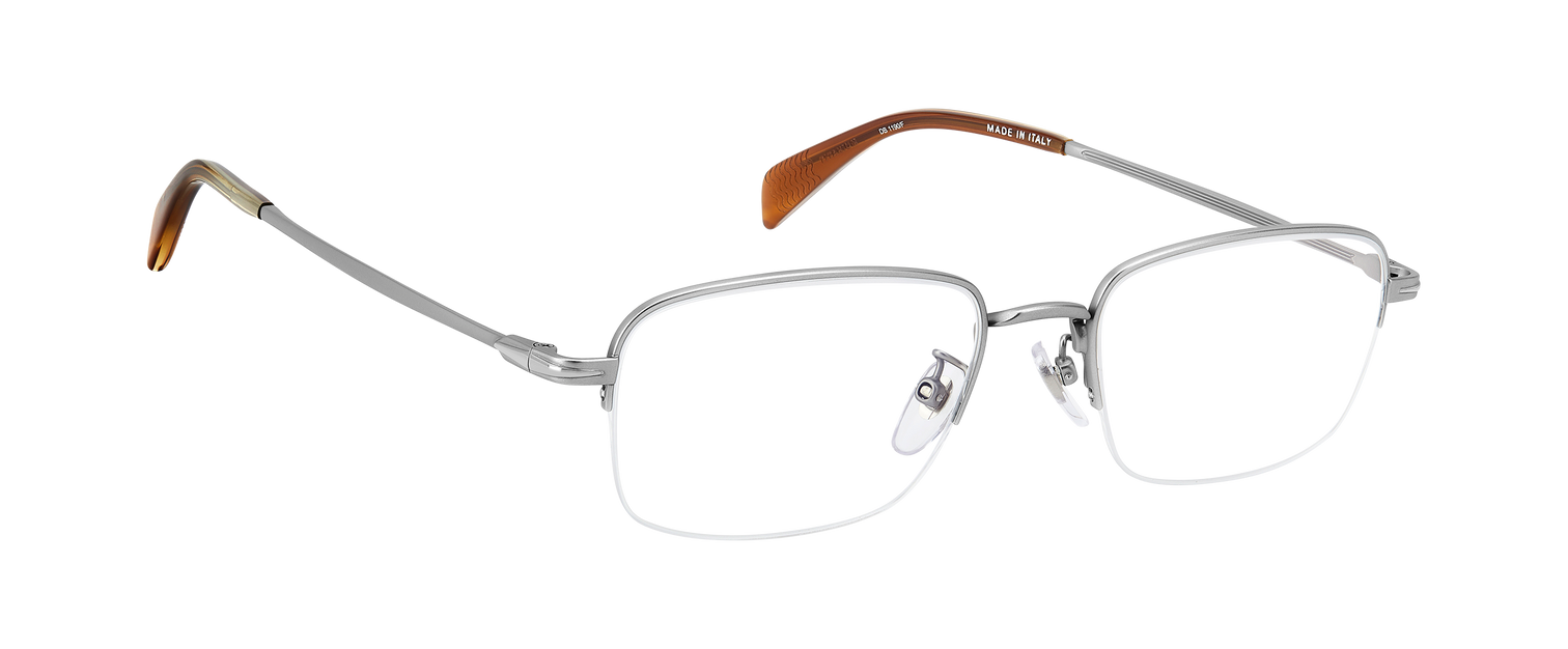 DB 1190/F - Matte Ruthenium - Blue Mirror