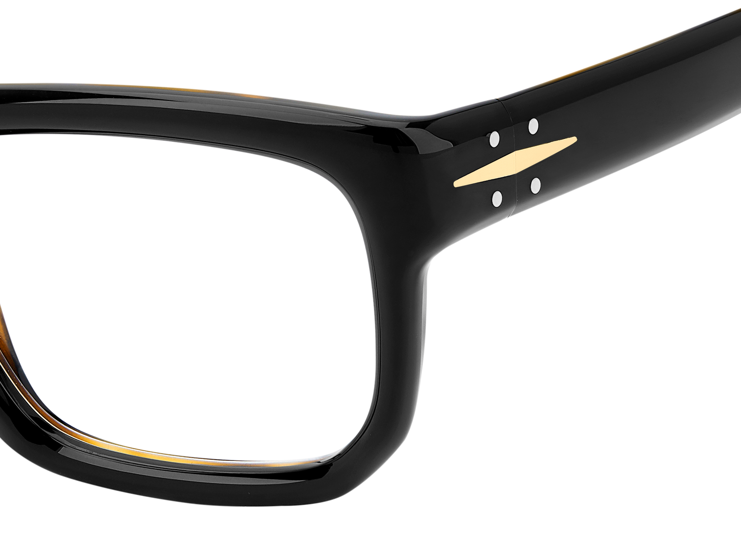 DB 7137 - Black Havana - Blue Mirror