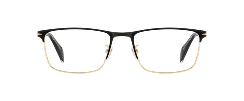 DB 1209 - Mattschwarz Gold - Rahmen