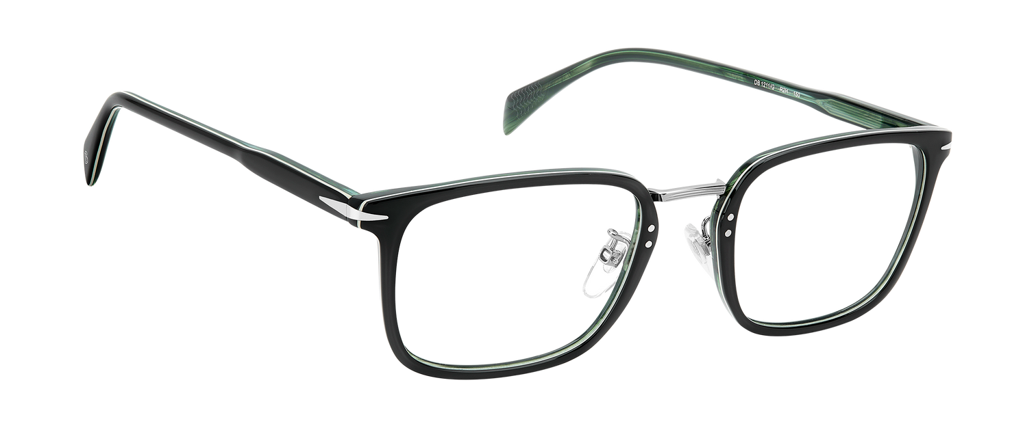 DB 1211/G - Black Striped Green -