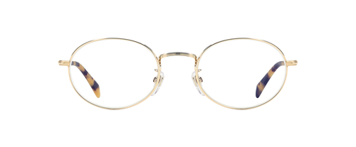 DB 1203 - Gold Honey Havana - Blue Mirror