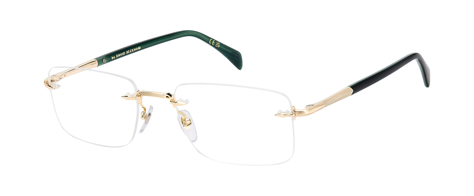 DB 1202 - Gold Green - Blue Mirror