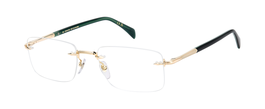 DB 1202 - Gold Green - Blue Mirror