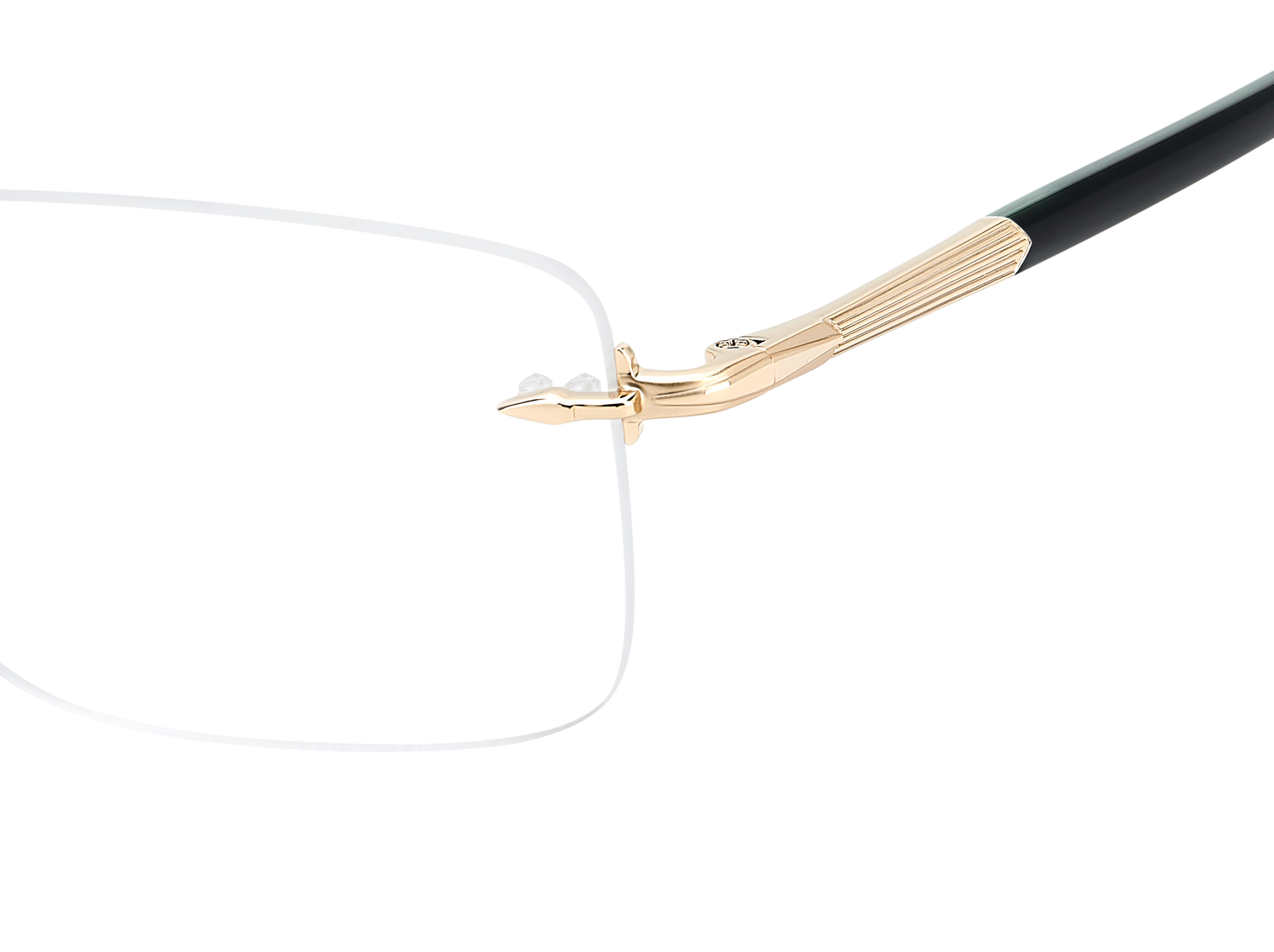 DB 1202 - Gold Green - Blue Mirror