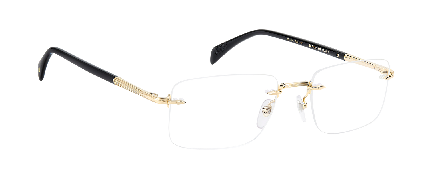 DB 1202 - Gold Black 2 - Blue Mirror