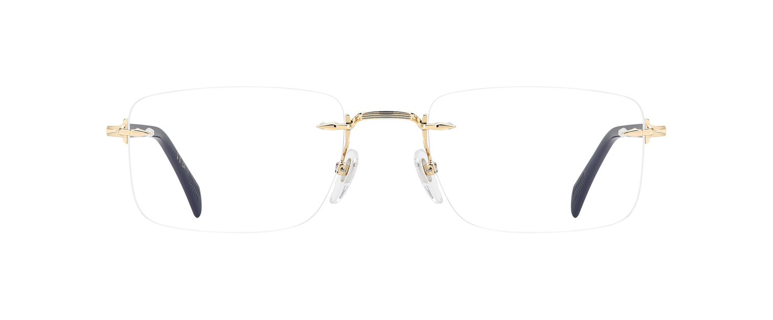 DB 1202 - Gold Black 2 - Blue Mirror