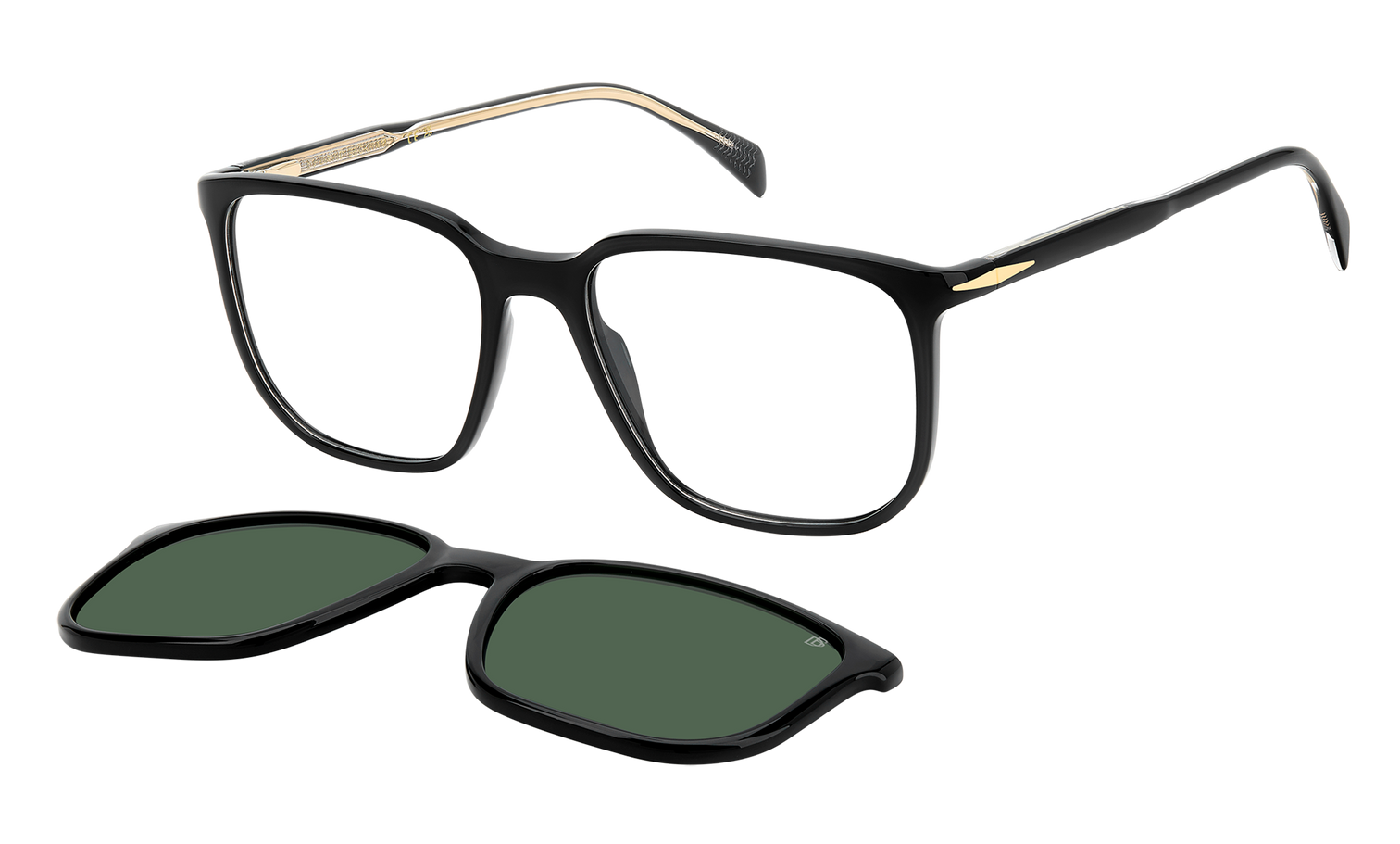 DB 1210/C - Preto - Verde Polarizado